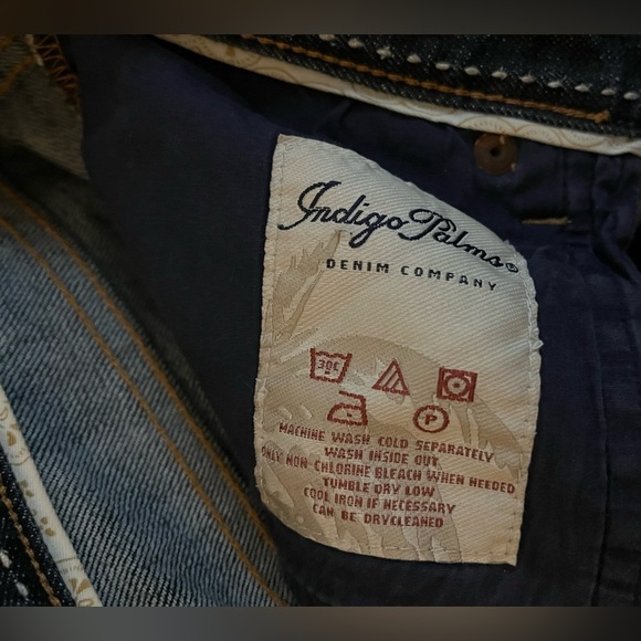 Indigo Palms Women's Newport Palms Denim Jeans, Straight Leg; Size 6R 28 Waist - Picture 6 of 10